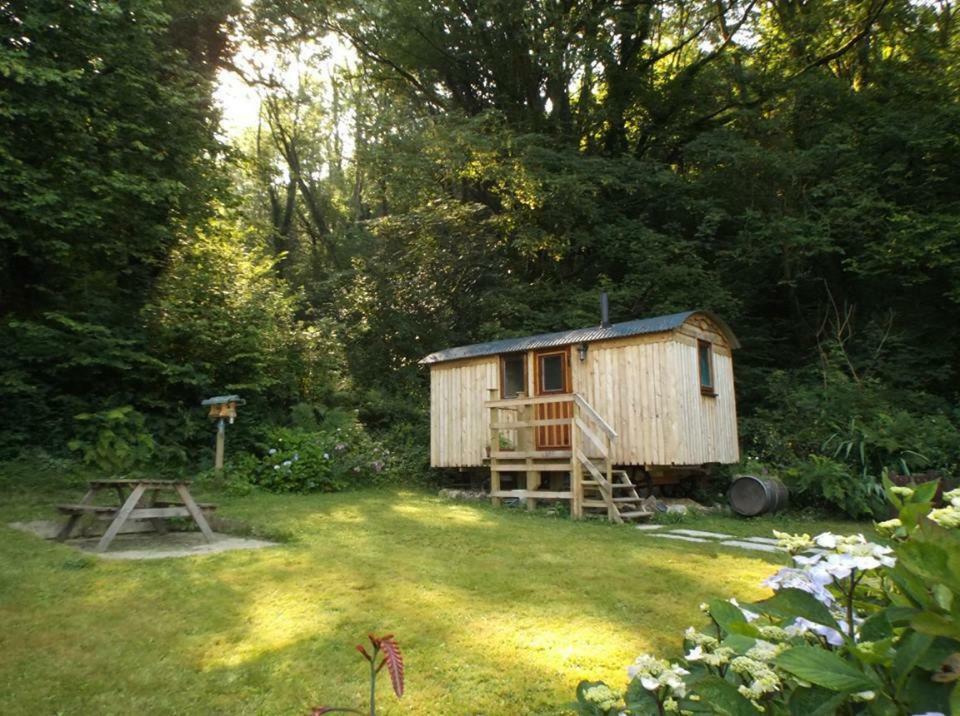 'Morris' The Shepherd'S Hut With Woodland Hot Tub Carmarthen Zewnętrze zdjęcie